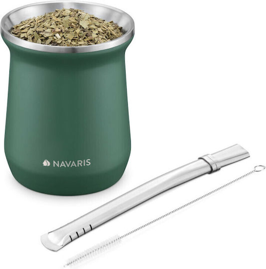 Navaris Yerba Metallic Cup Green 300ml