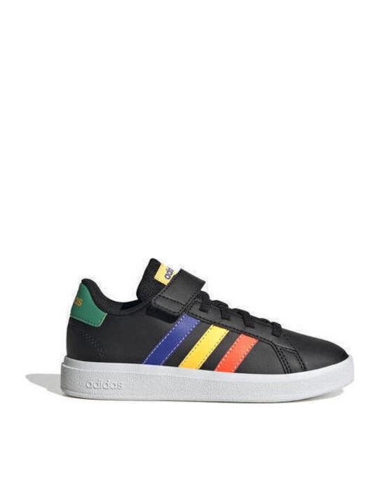 Grand Court GRAND COURT 2.0 Kids Sneakers with Scratch Core Black / Lucid Blue / Court Green