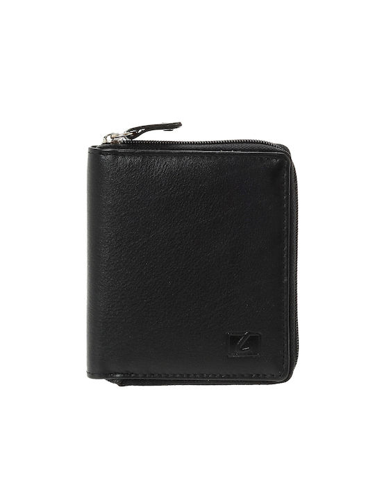 Lavor Men's Leather Wallet with RFID Black