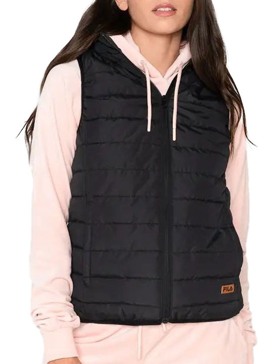 FILA Alice Κοντό Γυναικείο Αμάνικο Puffer Μπουφ...
