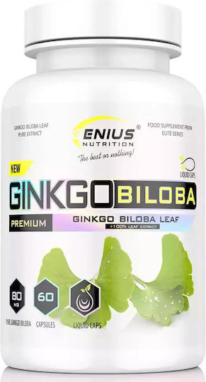 Genius Nutrition Ginkgo Biloba 80мг 60 софтджел