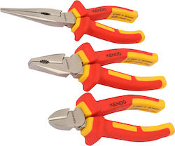 Kendo Pliers set Electrician 160-200mm 3pcs