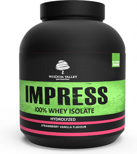 Wisdom Valley Impress 100% Protein Whey with Flavor Strawberry Vanilla 2kg