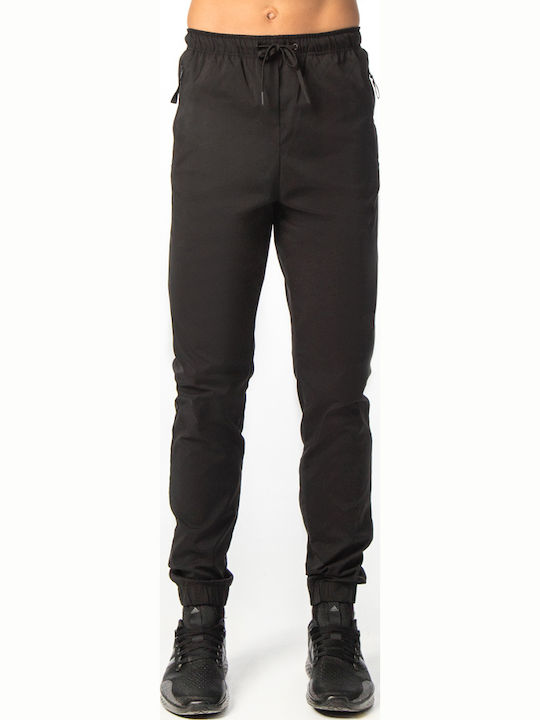 Sweatpants with Elastic Black