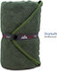 AlpinPro Drysoft Prosop de Corp Microfibră Verde 140x70cm.