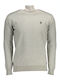 U.S. Polo Assn. Men's Long Sleeve Sweater Turtleneck Gray