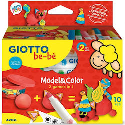 Giotto Be-Be Model & Color Set von Buntstiften mit 10 Farben 000197131