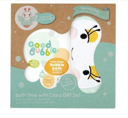 Good Bubble Kids Bubble Bath Wild Mulberry in Gel Form 400ml with Towel