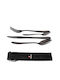Berlinger Haus Set de Tacâmuri Inoxidabil Negre 4buc