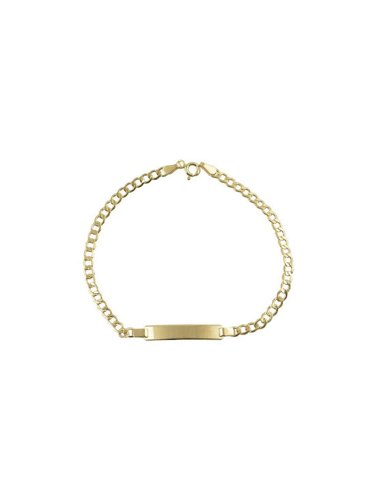 Kids 14K Gold Identity Bracelet (TA000304)