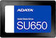 Adata Ultimate SU650 SSD 1TB 2.5'' Type with SATA III Connection ASU650SS-1TT-R