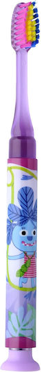 GUM Light Up 903 Children's Toothbrush for 6+ Years Purple