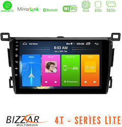 Bizzar 4T Series Ηχοσύστημα Αυτοκινήτου για Toyota Rav 4 2013-2018 (Bluetooth/USB/WiFi/GPS) με Οθόνη Αφής 9"
