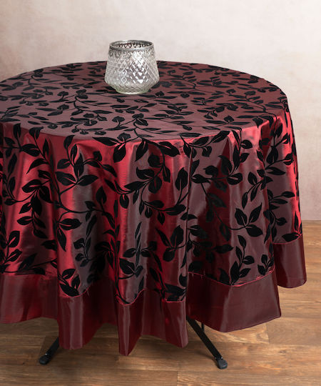 Silk Fashion Ροτόντα 081 Μπορντό Φ170εκ.