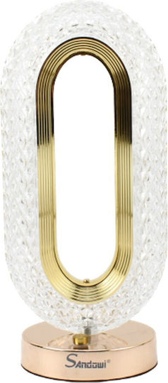 Andowl Qd001 Decorative Lamp Ping Gold