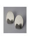 Haken Badezimmer Doppelt Aufkleber ​3.5x5cm Inox Silber