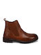 Leder Tabac Braun Chelsea Stiefeletten