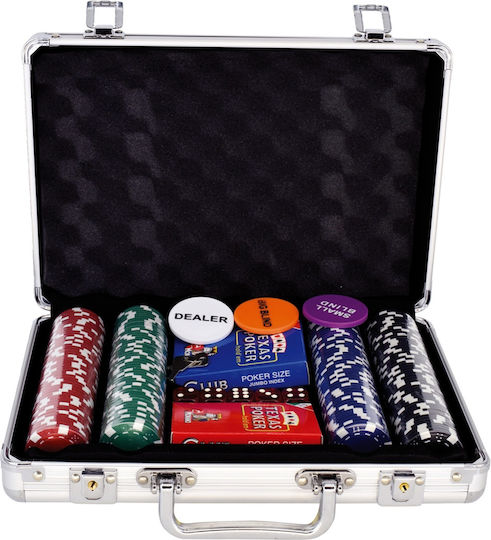 Modiano Set 200 Poker Chips 11.5gr in Suitcase