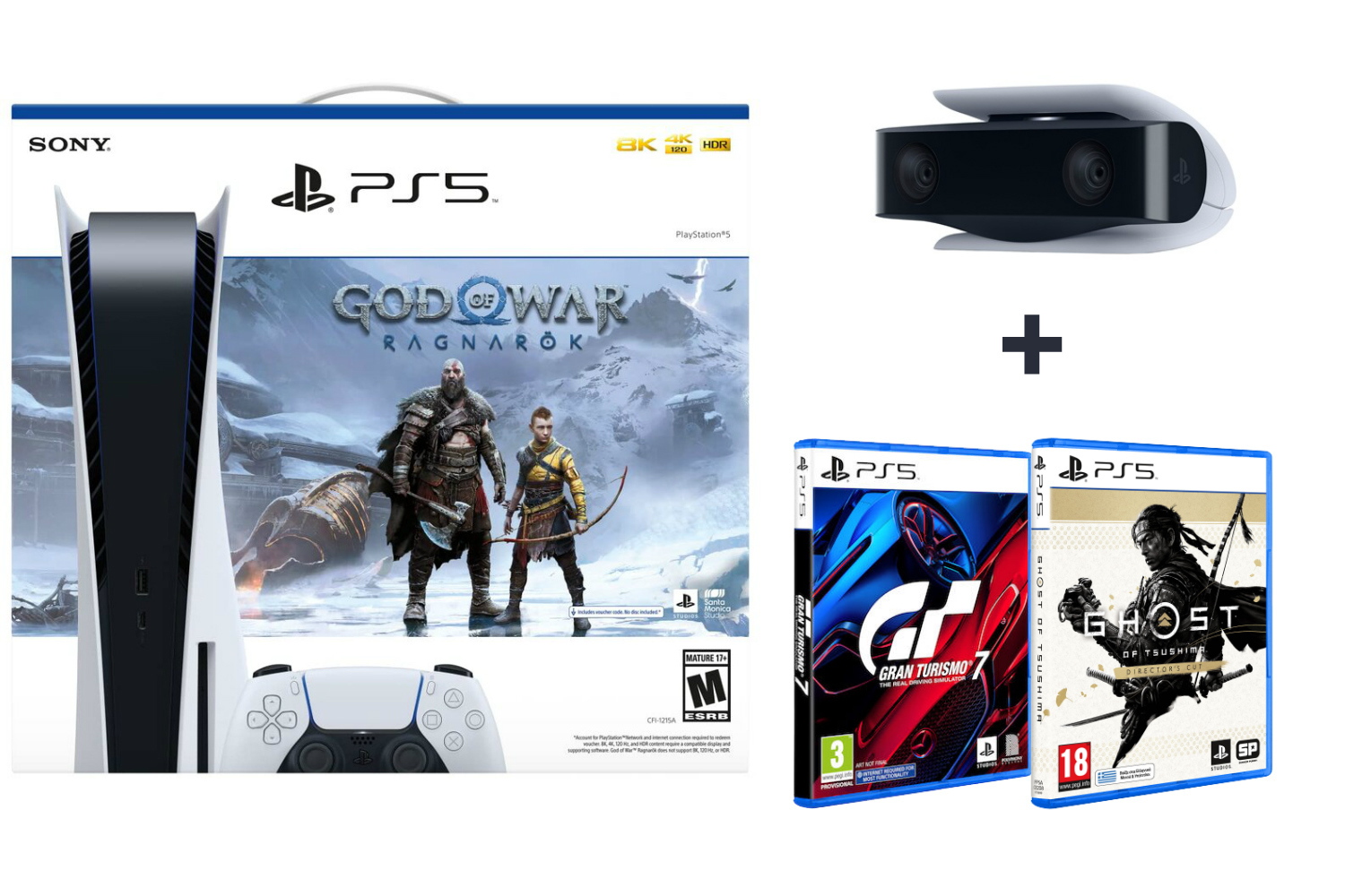 Sony PlayStation 5 God of War Ragnarok Voucher Sony Camera