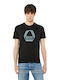 Diesel T-Diegor-G10 T-shirt Bărbătesc cu Mânecă Scurtă Negru