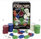 Set 100 Fise De Poker 50mm / 4gr În Cutie Metalică