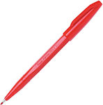 Pentel Sign Pen Μαρκαδόρος Σχεδίου Κόκκινος