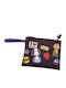 Back Me Up Snoopy Kids Wallet with Coins with Zipper Black