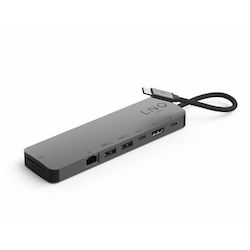 LinQ USB-C Docking Station με HDMI 4K PD Ethernet (LQ48020)