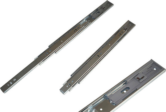 Geman Drawer Expanding Hardware with Brakes Silver 50x50x4.5cm 2pcs 14100029