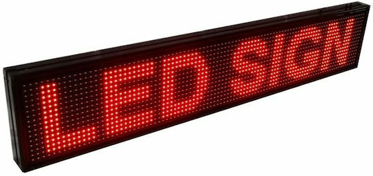 Scrollende LED-Schild Einseitig 100x40cm Rotes