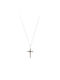 White gold necklace with Cross 9K