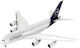 Revell A380-800 Lufthansa "New Livery" Modeling Figure Airplane White 163 Pieces in Scale 1:144 50.4x55.5x18cm.
