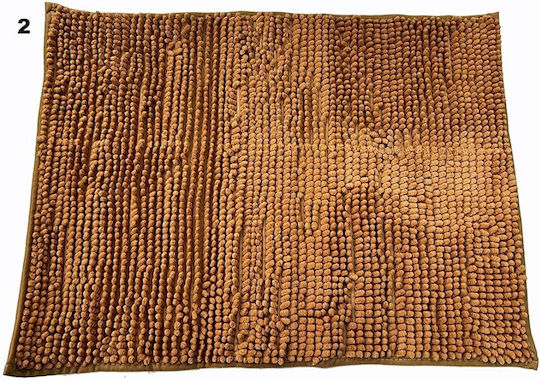 TnS Πατάκι Μπάνιου Microfiber 39-950-1707 Καφέ 50x70εκ.