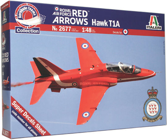 Italeri Hawk T.Mk.1 Red Arrows Φιγούρα Μοντελισμού Αεροπλάνο Κόκκινη σε Κλίμακα 1:48