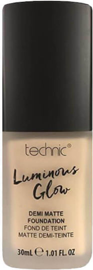 Technic Luminous Glow Liquid Foundation Porcelain 30ml