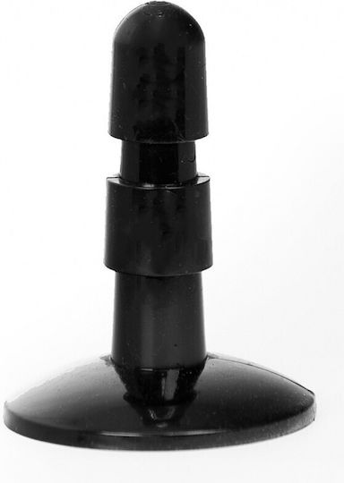 Hung System Anal Plug Vac-U-lock Suction Cup Black