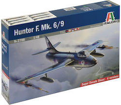 Italeri Φιγούρα Μοντελισμού Αεροπλάνο Hunter F. Mk.6/9 σε Κλίμακα 1:48 29.3εκ.