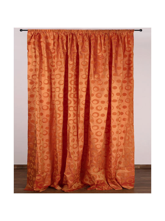 Silk Fashion Κουρτίνα με Τρέσα 082 Πορτοκαλί 30...