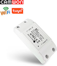 Camwon WIP-TY008A Smart Ενδιάμεσος Διακόπτης Wi-Fi σε Λευκό Χρώμα