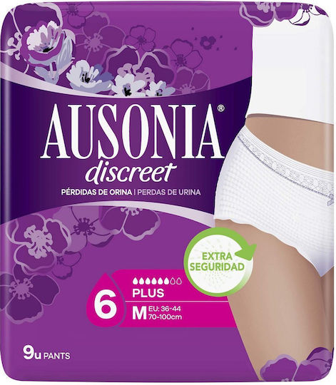 Ausonia Discreet Women's Incontinence Pad Heavy Flow 6 Drops 9pcs