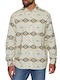 Langärmlig Flanell Hemd Beige