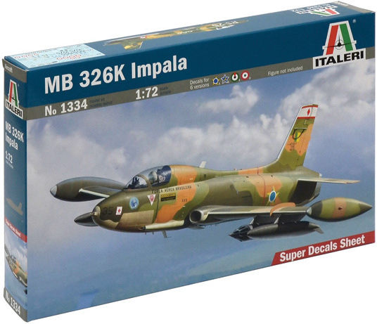Italeri Φιγούρα Μοντελισμού Αεροπλάνο MB 326K Impala σε Κλίμακα 1:72 14.8εκ.