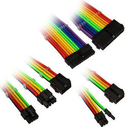 Kolink Core Adept Braided Cable Extension Kit Периферни - Периферни Кабел Многоцветен (COREADEPT-EK-RBW)