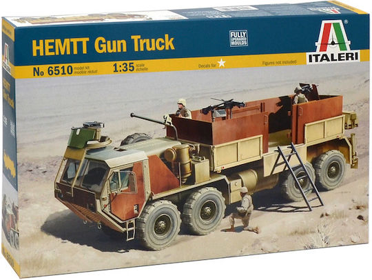Italeri HEMTT Gun Truck Modeling Figure Tank in Scale 1:35 28cm.