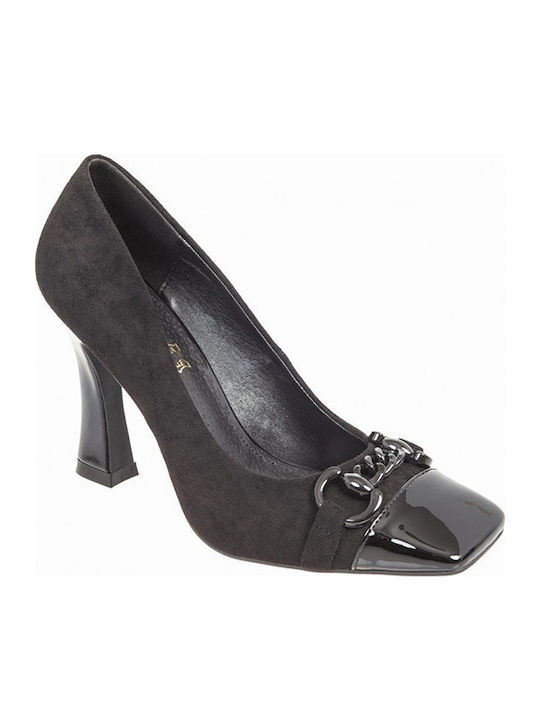 Adam's Shoes Suede Black Heels