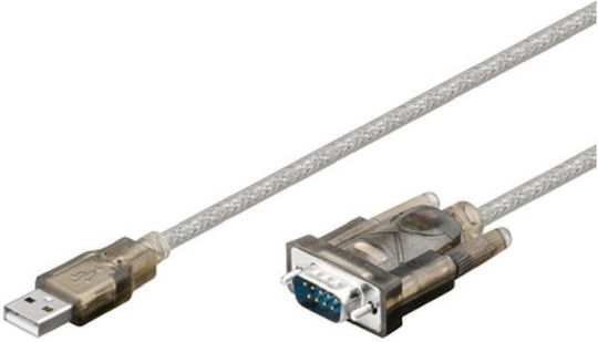Goobay Καλώδιο USB-A σε RS232 9-pin male 1.5m (68875)