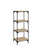 Shelving Unit Floor Sonoma Oak 40x33x100cm