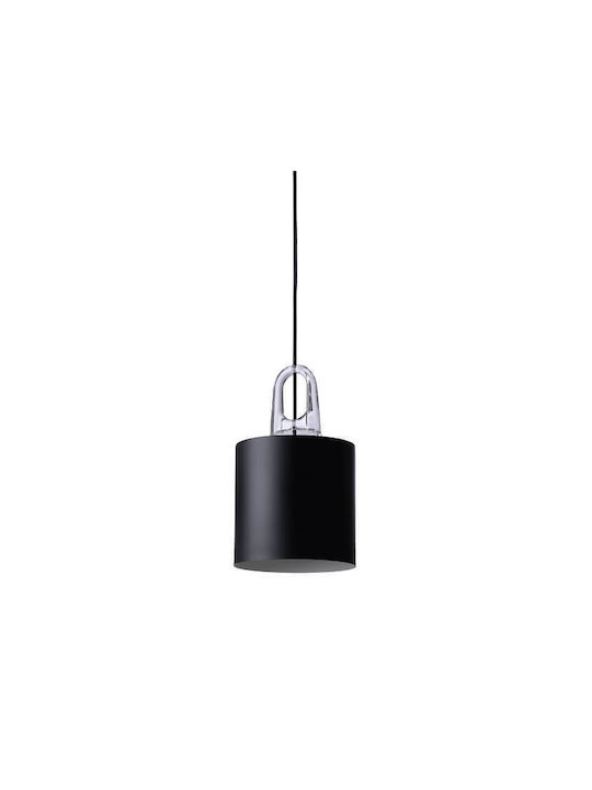 Lucido Leicht Pendant Light Single-Light Bell for Socket E27 Black