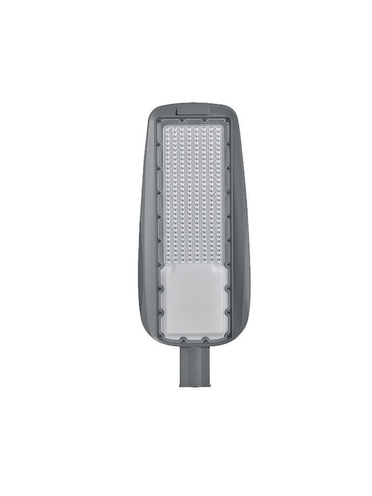 Elmark Prague Outdoor Floor Lamp LED Road 200W with Warm White Light IP65 Gray