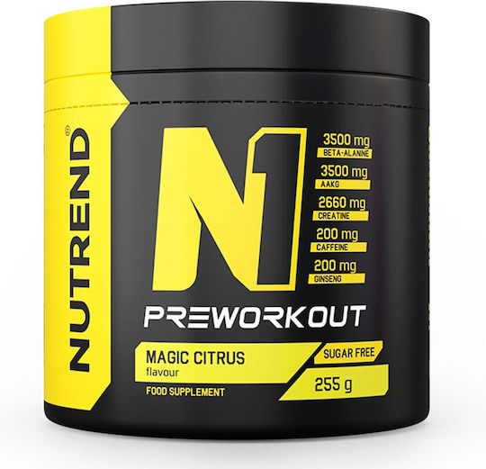 Nutrend N1 Добавка Pre Workout 255гр Магически цитрус